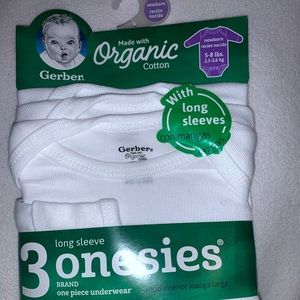 NB 3 Long Sleeve Bodysuits